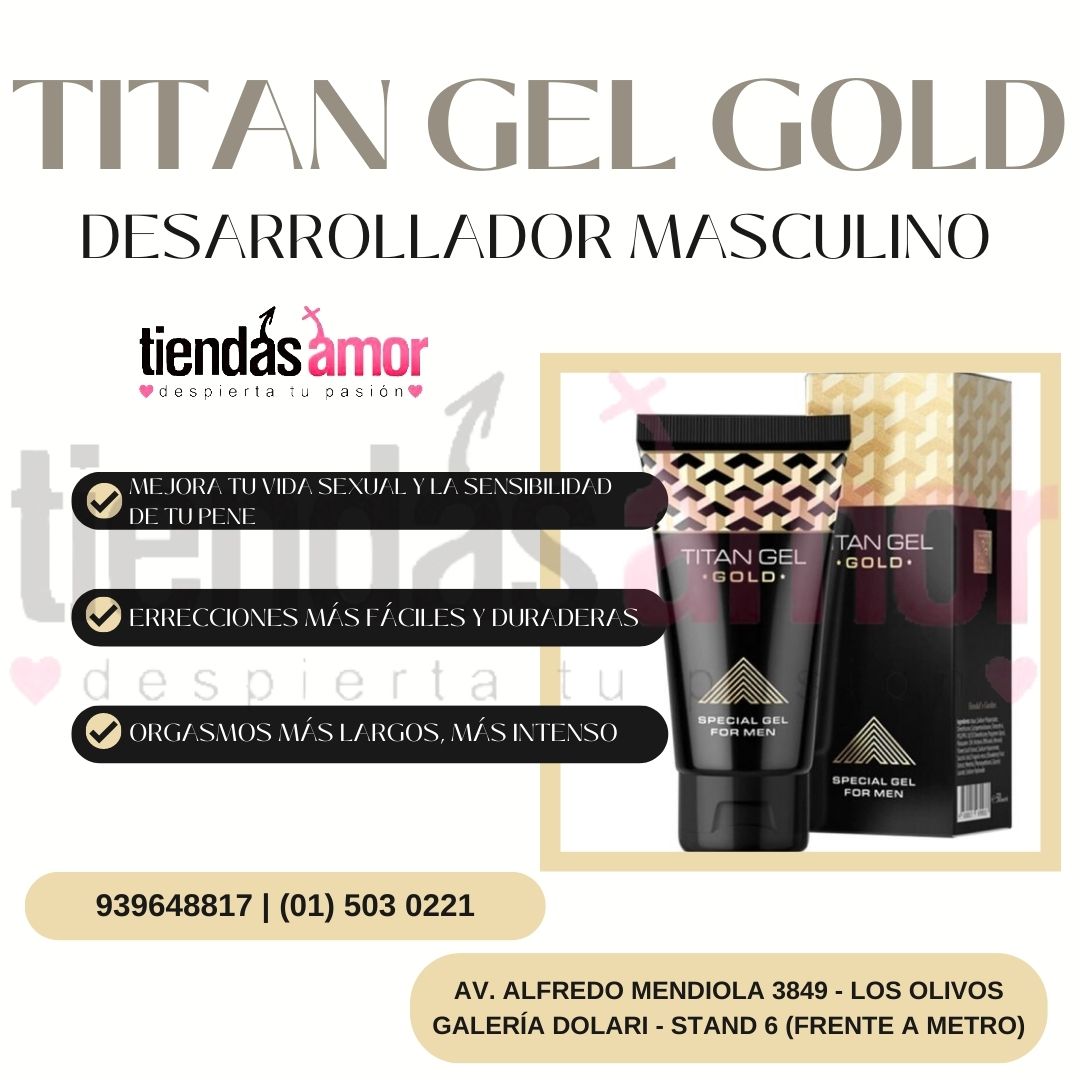 DESARROLLADOR TITAN GEL GOLD ORIGINAL 